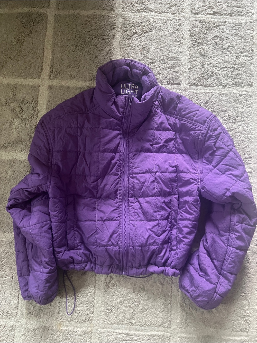 Love Tree Purple Kids Lightweight Quilted Puffer Jacket
